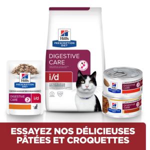 Hill's PRESCRIPTION DIET i/d Digestive Multipack 12 Sachets Repas pour Chat et Chaton Poulet de 85g