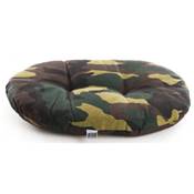COUSSIN OVALE OUATINE 65CM CAMOUFLAGE