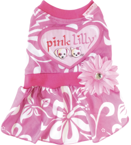ROBE BLOOMY PINK LILLY 25CM