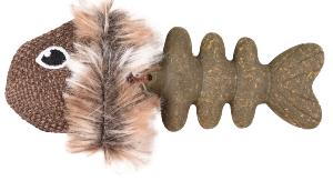 JOUET NATURA DELIGHT ARÊTE DE POISSON MÉLANGE 9CM