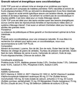 CUNI TOP PURE 20KG (SPECIAL GRANDS LAPINS)