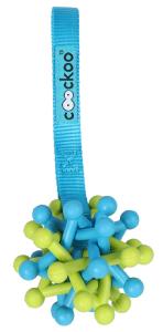 JOUET CHIEN RESISTANT COOCKOO ZANE BLEU/ROSE 19CM