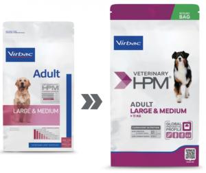 VET HPM ADULT DOG LARGE & MEDIUM 12 kg