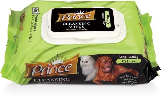 PRINCE 80 LINGETTES CITRON