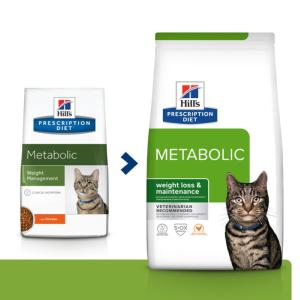 Hill's PRESCRIPTION DIET Metabolic Croquettes pour Chat au Poulet 1,5 kg