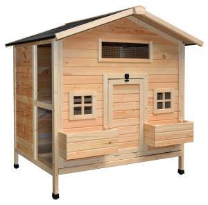WOODLAND POULAILLER COLONIAL PINUS 117x102,5x125cm