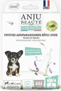 ANJU COLLIER ANTIPARASITAIRE REPULSIF PETIT CHIEN 35 CM