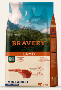 BRAVERY LAMB MINI ADULT SMALL 2KG 