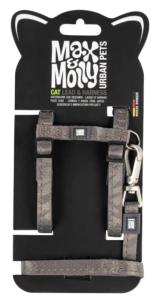 HARNAIS + LAISSE CHAT MATRIX 2.0 GRIS