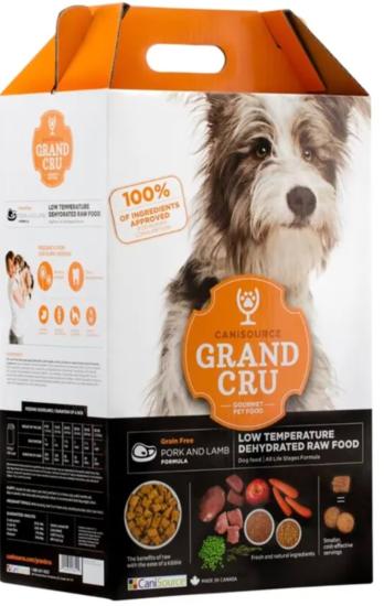 GRAND CRU -DOG FOOD - GF PORK & LAMB -2KG