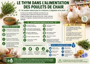 POULET DE CHAIR OMEGA 3 + THYM 20KG
