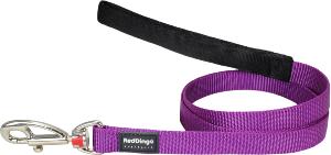 RED DINGO Dog laisse unis Classic Purple M 20mm x 1.2m