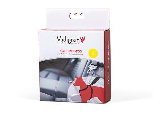 Harnais + Ceinture de sécurité voiture noir XL