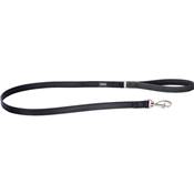 RED DINGO Dog laisse Elegant cuir vegan Black M 20mm, 1.2m