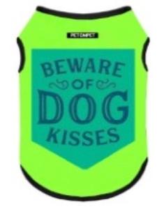 TSHIRT "BEWARE OF DOG KISSES" TAILLE 7