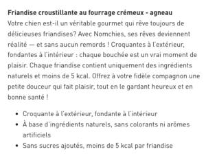 HL SNACK NOMCHIES AGNEAU 150G