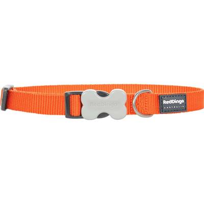 RED DINGO Dog collier unis Classic Orange L 25mm x 41-63cm