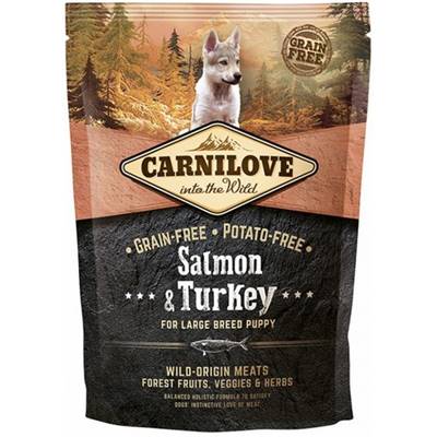 CARNILOVE SALMON & TURKEY for Large Breed Puppy 1.5kg