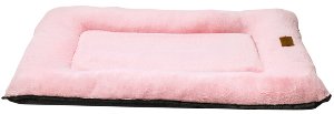 MATELAS CHIEN SHORT PLUSH MAT 124x74x9 CM ROSE