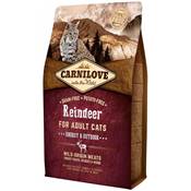 CARNILOVE CAT – Reinder for Adult Cats – Energy & Outdoor (sans céréales) 2kg