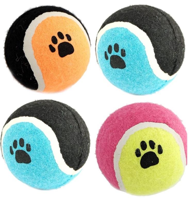 JOUET CHIEN LOT 4 BALLES