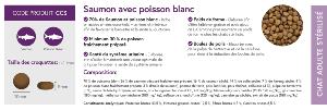 CONNOISSEUR CHAT STÉRILISÉ SAUMON ET POISSON BLANC 1,5KG