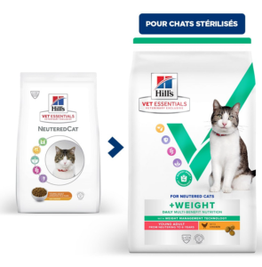 Vet Essentials Chat Multi-Benefit + Weight Young Adult pour chat au Poulet 1,5kg