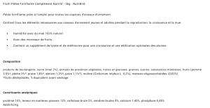 NUTRIBIRD FRUTTI PATEE 5KG