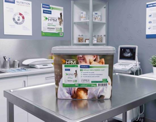 VET HPM ADULT NEUTERED CAT Sac 3 kg Reconditionné