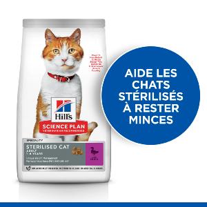 Hill's Science Plan Chat Adult Sterilised Cat Canard 1,5kg