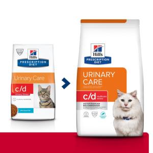 Hill's PRESCRIPTION DIET c/d Urinary Stress Multicare Croquettes pour Chat au Poisson 1,5 kg