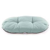 COUSSIN OVALE OUATINE 77CM GRIS