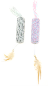 JOUET CHAT 4PC 3,5x15cm