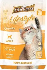 PRINCESS LIFESTYLE POUCHES CHAT CHICKEN 100G (POULET)