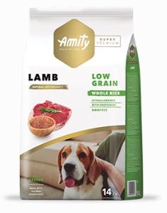 AMITY SUPER PREMIUM ADULT LAMB 14 KG.