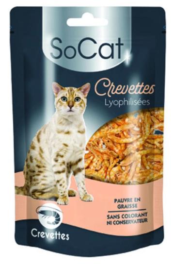 SOCAT CREVETTES LYOPHILISEES 20G