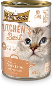 PRINCESS KITCHEN'S BEST CAT TURK/LIVER 415G (DINDE/FOIE)