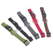 Collier chien nylon Classic noir 15mmx30-45cm