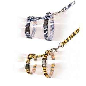 SET DE PROMENADE CHAT ZOO 20-35cm / 10mm - 125cm couleurs mélangées