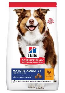 Hill's Science Plan croquettes pour Chien Adulte Mature 7+ Medium au Poulet 2,5kg