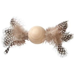 Jouet pour chats Mala Balle beige 4 cm