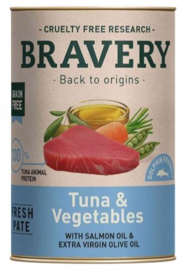 BRAVERY THON ET LEGUMES CHIEN 290G