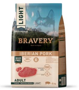 BRAVERY IBERIAN PORK ADULT LIGHT LARGE/MED 4 KG