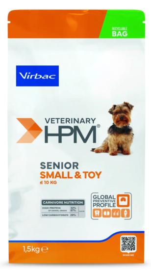 VET HPM SENIOR DOG SMALL & TOY 1,5 kg