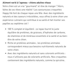 HL ADULT AGNEAU 2,5KG