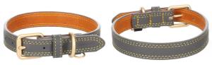 Collier Chien Virginia Gris S | 24-30cm x 15mm 
