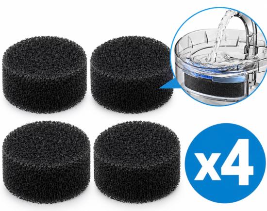 KIT 4 FILTRES POUR MY LOVELY PET FONTAINE 2L