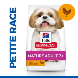 Hill's Science Plan Mature Adult Small & Mini croquettes pour petit chien âgé au poulet 3kg