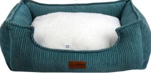 CORBEILLE CORDUROY 70x60x23CM EMERAUDE