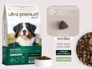 ULTRA PREMIUM SANS CEREALES CHIEN ADULTE STÉRILISÉ 12 KG